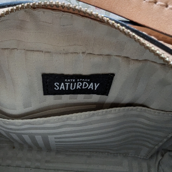 Saturday by Kate Spade Classic Tan Leather Pocketbook - Picture 10 of 13